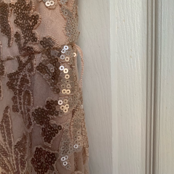 Tadashi Shoji Floral Sequin Dress - Picture 6 of 10